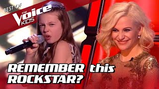 13YearOld COURTNEY HADWIN shows ROCKSTAR qualities in The Voice Kids [upl. by Chico778]