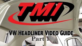 VW BUG Headliner Guide  Part 1 [upl. by Bellew]