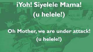 Sarafina  Siyelele Mama Sechaba Lyric Video [upl. by Horatia452]