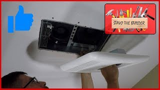 Como Instalar un Extractor de aire para Baño  How To Install a Bath Exhaust Fan [upl. by Llered833]