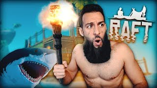 Η ΖΩΗ ΕΝΟΣ ΝΑΥΑΓΟΥ ΣΤΗΝ ΣΧΕΔΙΑ  RAFT GAMEPLAY [upl. by Baylor891]