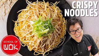 Quick amp Easy Crispy Fried Noodles Recipe [upl. by Htesil449]