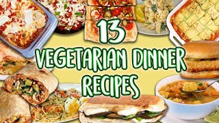 13 Vegetarian Dinner Recipes  Veggie Main Course Super Compilation Well Done [upl. by Htezil776]