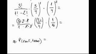 cálculo binomial en genética [upl. by Aicat]