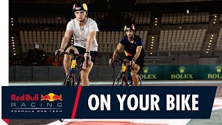 On Your Bike Max and Daniel  An Abu Dhabi Grand Prix track guide [upl. by Eldwin]