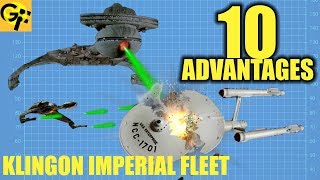 10 Advantages KLINGON IMPERIAL FLEET Star Trek [upl. by Ulphiah]