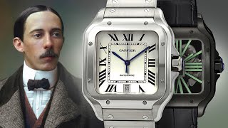 The Worlds First Wristwatch How The Cartier Santos Made History [upl. by Sorodoeht782]