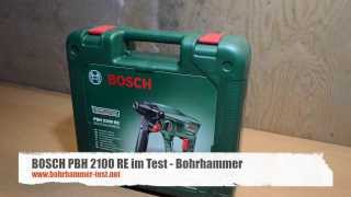 Bosch PBH 2100 RE Bohrhammer Test [upl. by Hollington]