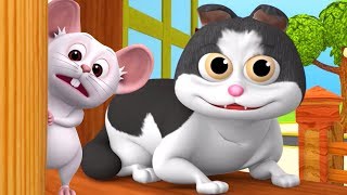 Meow Meow Billi Karti  Kids Poems In Hindi  Hindi Balgeet  म्याऊँ म्याऊँ  Super Kids Network [upl. by Giacopo]