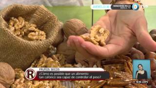 Red de salud  Beneficios de los frutos secos  041215 [upl. by Akenat405]