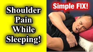 Shoulder Pain While Sleeping Rotator Cuff SpasmFatigue Simple FIX  Dr Wil amp Dr K [upl. by Lydon]