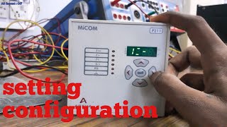 MICOM P211 RELAY SETTING CONFIGURATION ELECTRICALTECH [upl. by Nnaeirelav597]