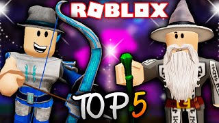 TOP JUEGOS de AVENTURA y RPG en ROBLOX 🔮🏹  TOP 5 ROBLOX [upl. by Narrad]