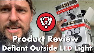 Defiant Outdoor LED Installation Review [upl. by Nehte378]