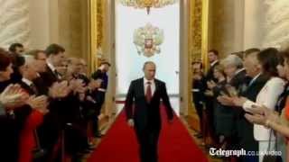 Vladimir Putin sworn in as Russian President at Kremlin ceremony [upl. by Otto347]