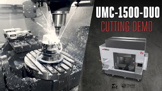 UMC1500DUO Cutting Demo  Haas Automation Inc [upl. by Eimmit70]