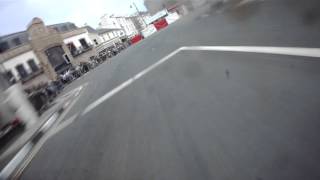 THE MORECAMBE MISSILE John McGuinness  TT 2015  On Bike Lap  Senior Race  Lap 1 [upl. by Pappas451]