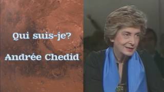 Qui suisje Andrée Chedid [upl. by Allekram]