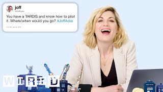 Jodie Whittaker Answers Doctor Who Questions From Twitter  Tech Support  WIRED [upl. by Porte]