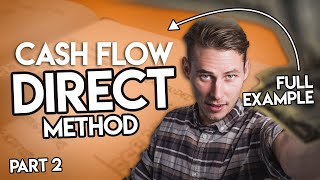 Prepare A Cash Flow Statement  Direct Method [upl. by Lynnworth]