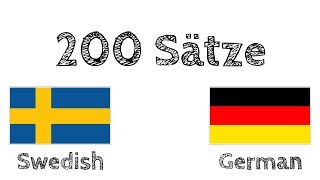 200 Sätze  Schwedisch  Deutsch [upl. by Dawna814]