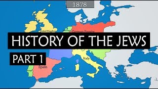 History of the Jews  Summary on a Map [upl. by Ikila]