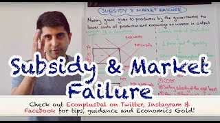 Y1 30 Subsidy and Market Failure [upl. by Eednus]