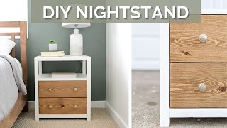 DIY Modern Farmhouse Nightstands [upl. by Fabrianne]