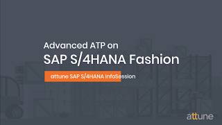 Back Order Processing BOP and Advanced Available to Promise ATP on SAP S4HANA Fashion [upl. by Adnuhsar963]