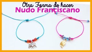 PULSERAS de HILO FACIL con  3 NUDOS FRANCISCANOS 😱 [upl. by Oliva]