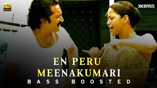 En Peru Meenakumari  BASS BOOSTED AUDIO  Kanthaswamy  Vikram Shreya [upl. by Pengelly]