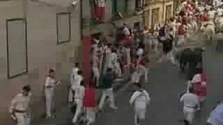 Pamplona bull run [upl. by Eiser]