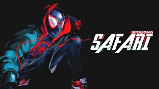 Spider Verse SAFARI  Safari Lyrics  SpiderMan Into the SpiderVerse [upl. by Allister]