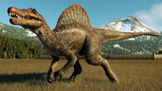 Jurassic World Evolution 2  Spinosaurus Gameplay PS5 UHD 4K60FPS [upl. by Lunt]