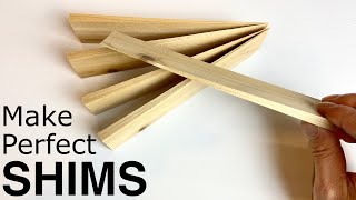 How to Make SHIMS quickly easily perfectly  DIY [upl. by Esille]