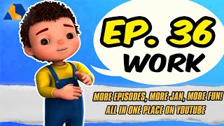 Jan Cartoon in Urdu  Work  Official Cartoon Remastered  S01 E36 [upl. by Narual]