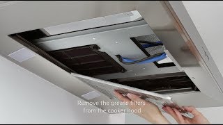 How to change and maintain your AEG cooker hood filter  Long life filter [upl. by Pauletta]