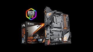 Gigabyte Z390 AORUS PRO WiFi Motherboard Unboxing and Overview [upl. by Eelnodnarb]