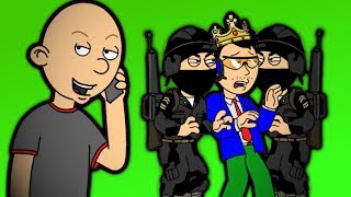 Classic Caillou Gets VittorioTheVyonder2003 Arrested By SWAT On His 17th Birthday And Gets Grounded [upl. by Suivart78]