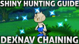 Pokemon ORAS Shiny Hunting Guide  Dex Nav Chaining Omega Ruby Alpha Sapphire [upl. by Nievelt]