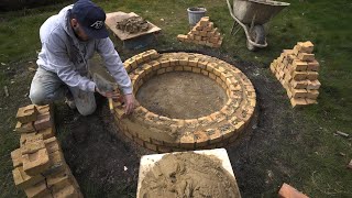 How to build a FIRE PIT in your garden [upl. by Cinimod]