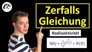 ZERFALLSGLEICHUNG Radioaktiver Zerfall  Aufgaben  Physik Tutorial [upl. by Rehtaeh]