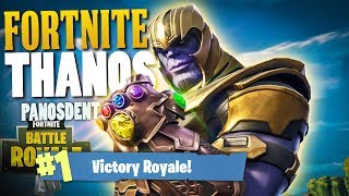 VICTORY ROYALE ΩΣ THANOS ΣΤΟ FORTNITE  New Mode Infinity Guantlet [upl. by Rhett]