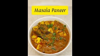 Masala Paneer🍲Delicious Food Recipe❤️❤️IndianFood Shorts [upl. by Gerti929]