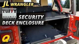 Tuffy Security Deck Enclosure Review for Jeep Wrangler JL [upl. by Nospmas]