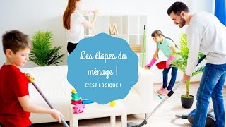 Comment faire le ménage  Étapes ordreastuces 🏡 [upl. by Nosam]