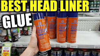 What Glue to Use for Car Headliner  BEST Roof Lining Adhesive [upl. by Ayatahs]