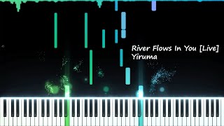 River Flows In You Live Version  Yiruma midi amp sheet [upl. by Yllib]