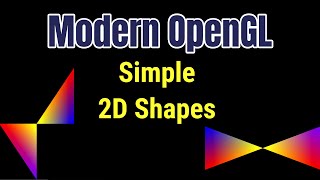 Modern OpenGLC  Simple 2D Shapes [upl. by Drew]