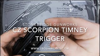 CZ Scorpion Timney Trigger Install [upl. by Servais25]